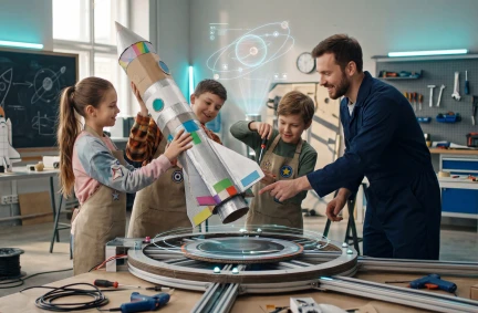 "Los constructores de cohetes" - taller creativo