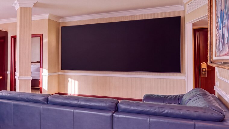 The cinema room at the hotel is your personal cinema room for any mood